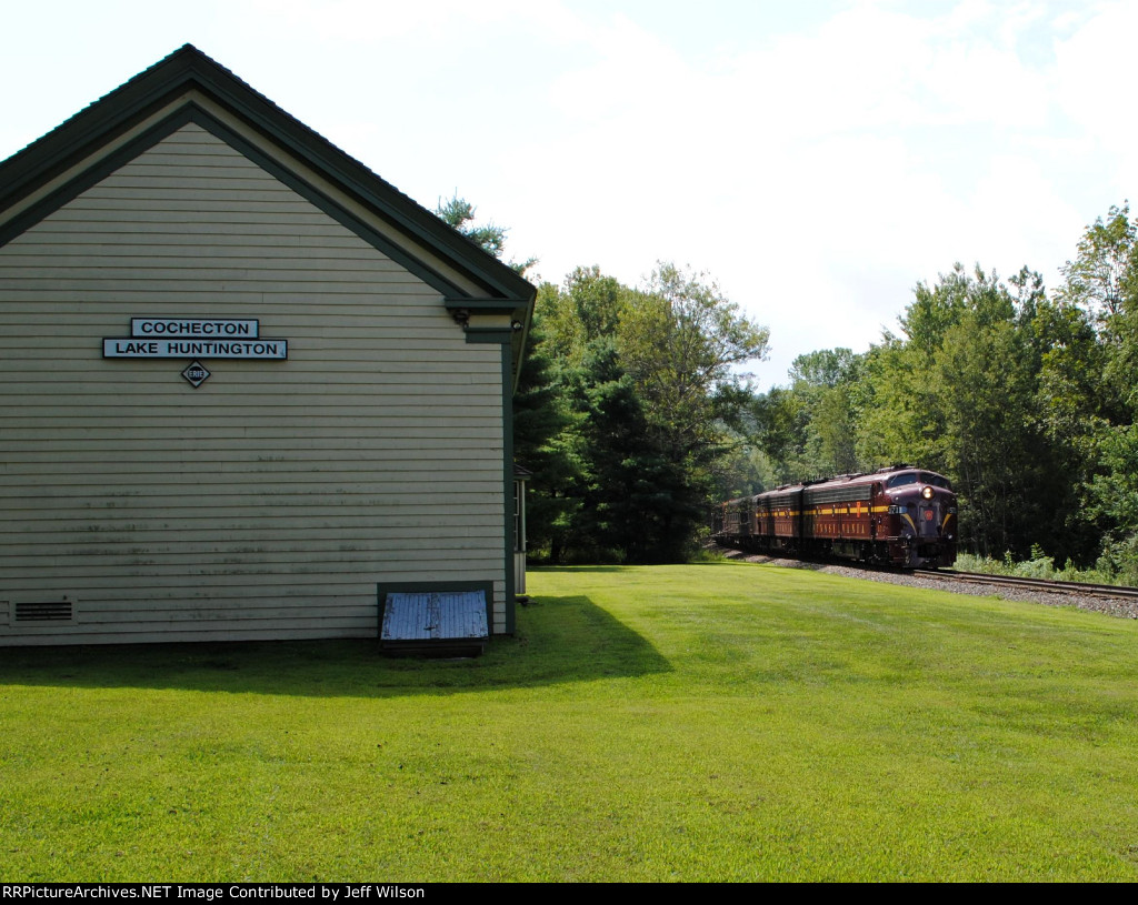 Passing Cochecton Station